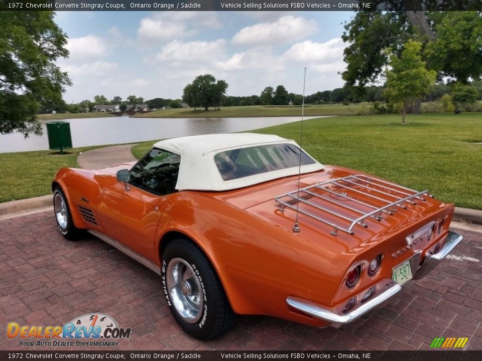 Ontario Orange 1972 Chevrolet Corvette Stingray Coupe Photo #5