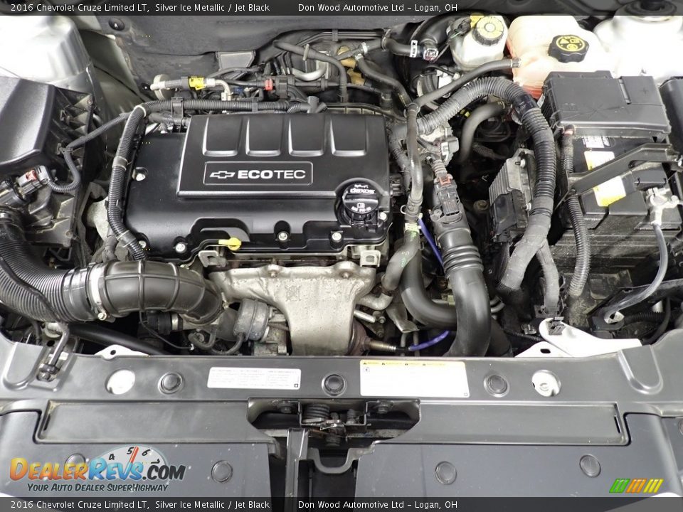 2016 Chevrolet Cruze Limited LT Silver Ice Metallic / Jet Black Photo #6