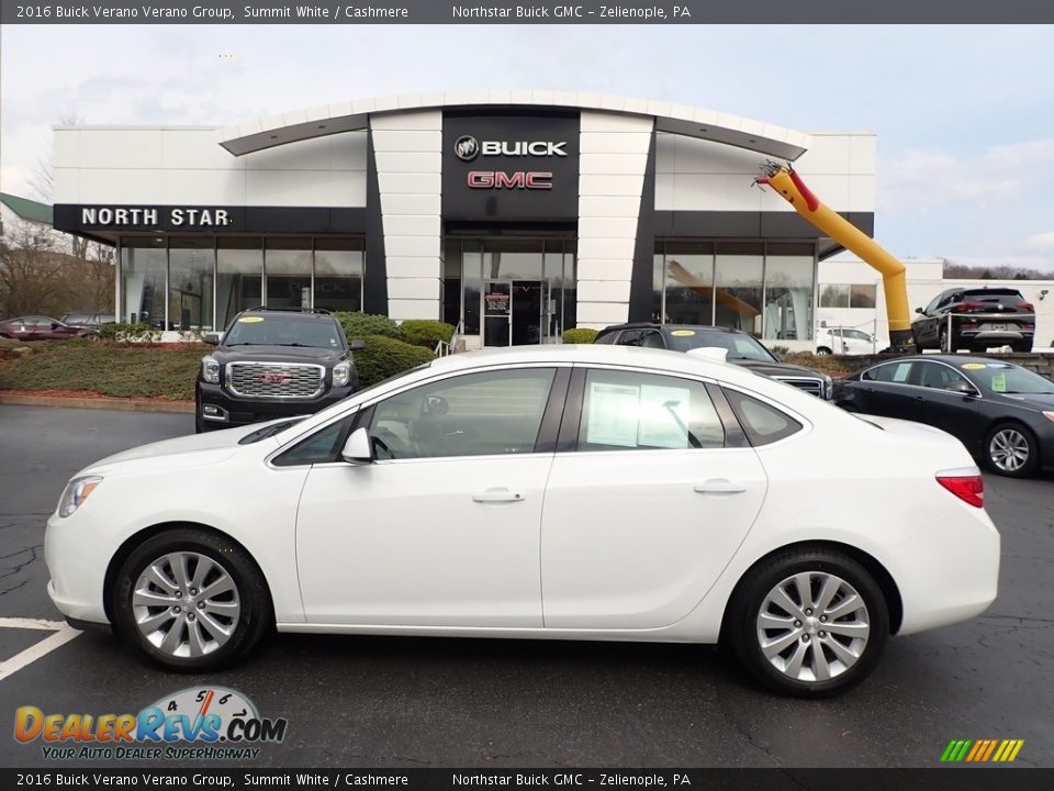 2016 Buick Verano Verano Group Summit White / Cashmere Photo #13