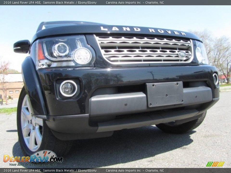 2016 Land Rover LR4 HSE Santorini Black Metallic / Ebony/Ebony Photo #2