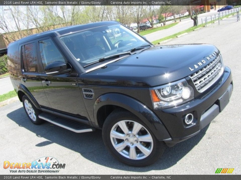 2016 Land Rover LR4 HSE Santorini Black Metallic / Ebony/Ebony Photo #3