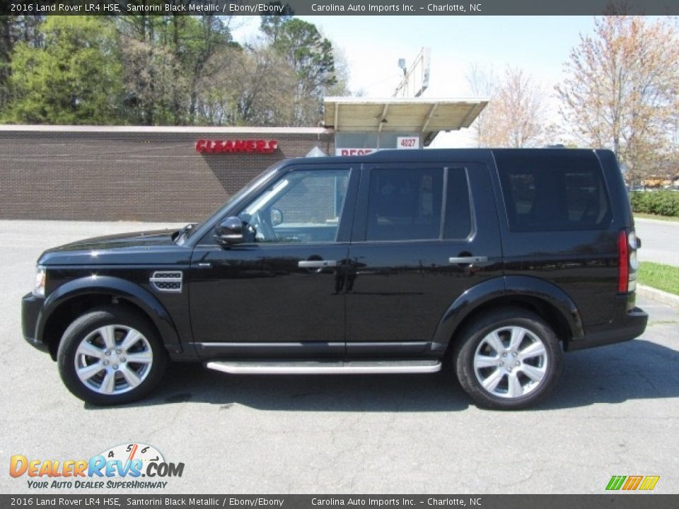 2016 Land Rover LR4 HSE Santorini Black Metallic / Ebony/Ebony Photo #7