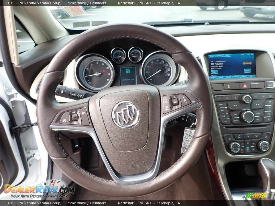 2016 Buick Verano Verano Group Summit White / Cashmere Photo #21