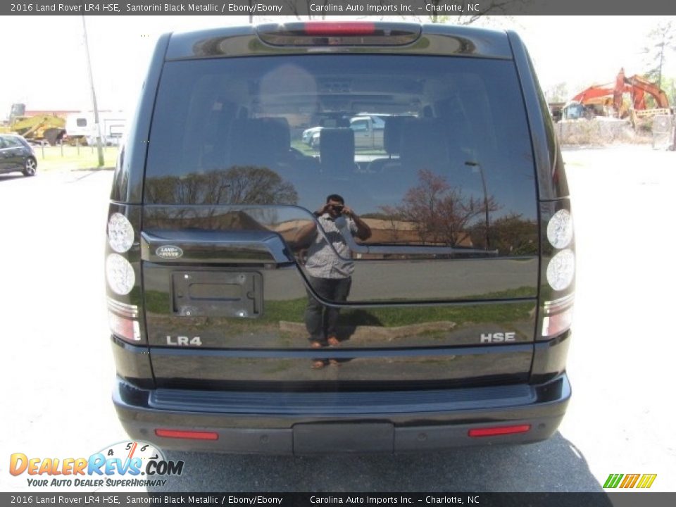 2016 Land Rover LR4 HSE Santorini Black Metallic / Ebony/Ebony Photo #9