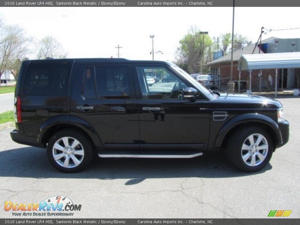 2016 Land Rover LR4 HSE Santorini Black Metallic / Ebony/Ebony Photo #11