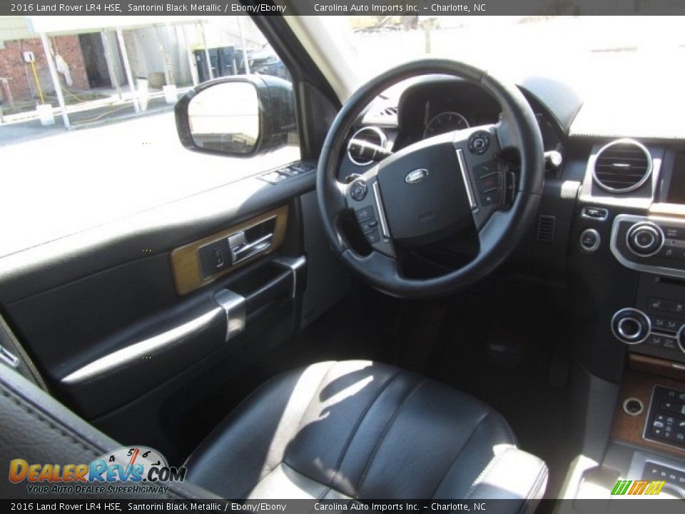 2016 Land Rover LR4 HSE Santorini Black Metallic / Ebony/Ebony Photo #12