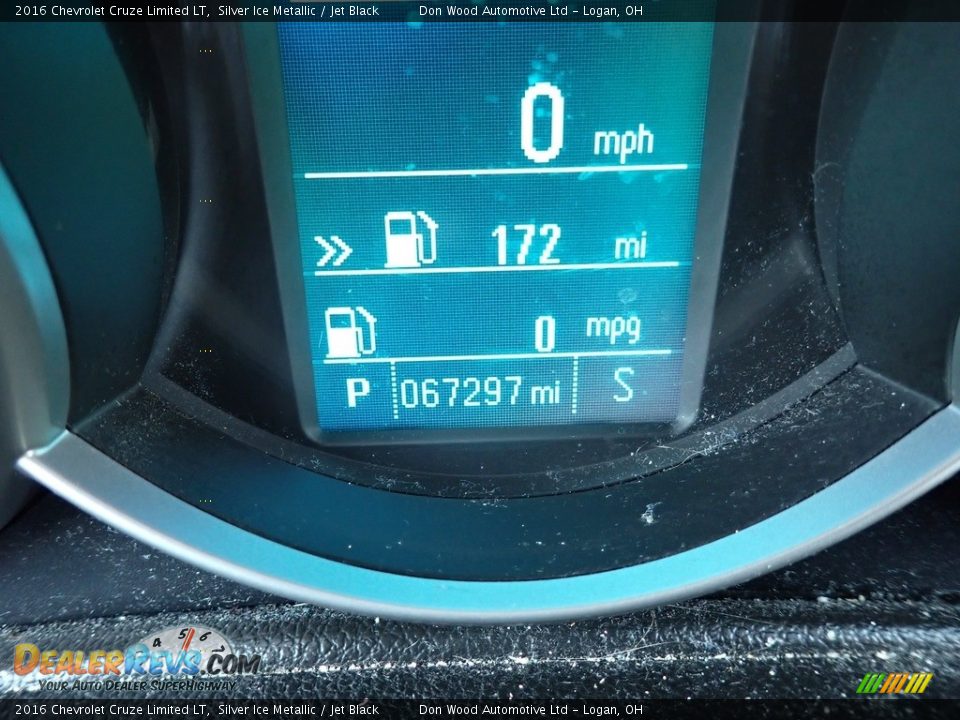 2016 Chevrolet Cruze Limited LT Silver Ice Metallic / Jet Black Photo #21