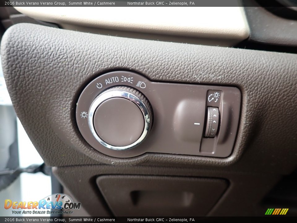 2016 Buick Verano Verano Group Summit White / Cashmere Photo #27