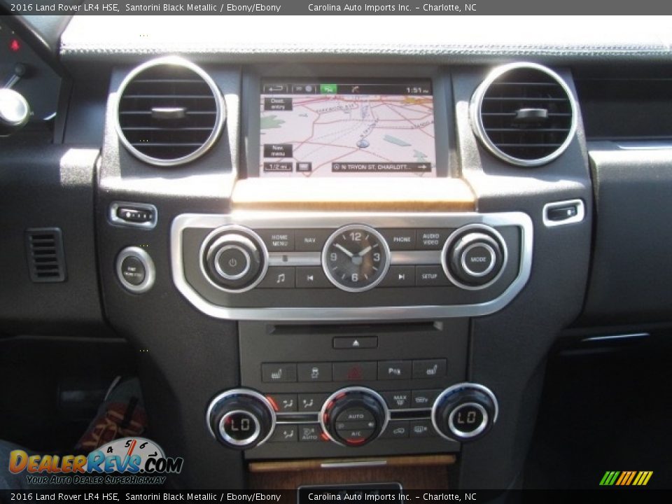 2016 Land Rover LR4 HSE Santorini Black Metallic / Ebony/Ebony Photo #16