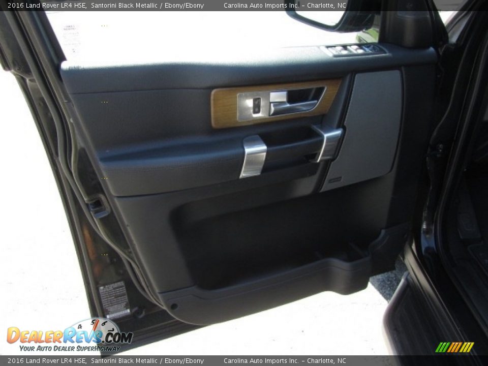 2016 Land Rover LR4 HSE Santorini Black Metallic / Ebony/Ebony Photo #18