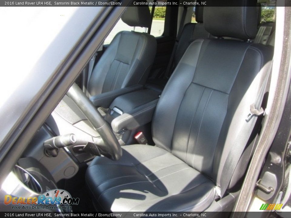 2016 Land Rover LR4 HSE Santorini Black Metallic / Ebony/Ebony Photo #19