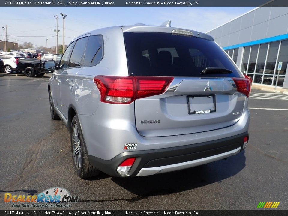 2017 Mitsubishi Outlander ES AWC Alloy Silver Metallic / Black Photo #5