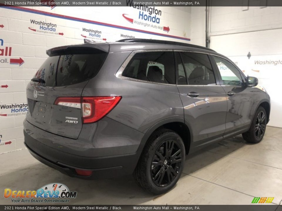 2021 Honda Pilot Special Edition AWD Modern Steel Metallic / Black Photo #2