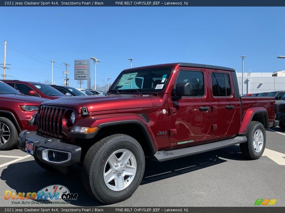 2021 Jeep Gladiator Sport 4x4 Snazzberry Pearl / Black Photo #1