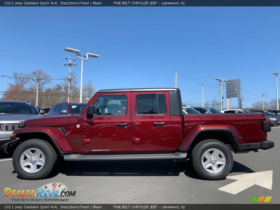 2021 Jeep Gladiator Sport 4x4 Snazzberry Pearl / Black Photo #3