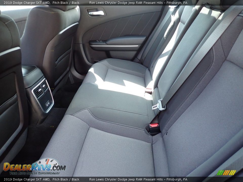 2019 Dodge Charger SXT AWD Pitch Black / Black Photo #12