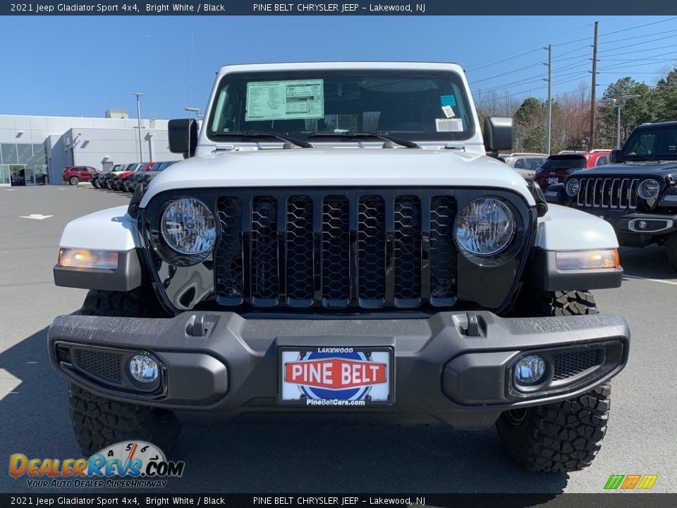 2021 Jeep Gladiator Sport 4x4 Bright White / Black Photo #3