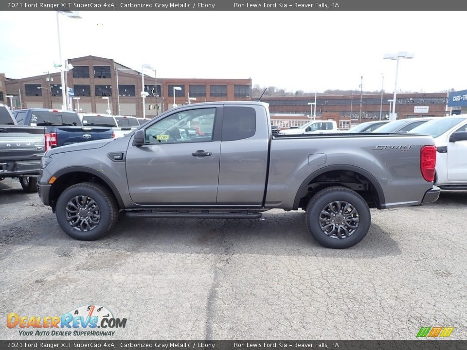 Carbonized Gray Metallic 2021 Ford Ranger XLT SuperCab 4x4 Photo #6