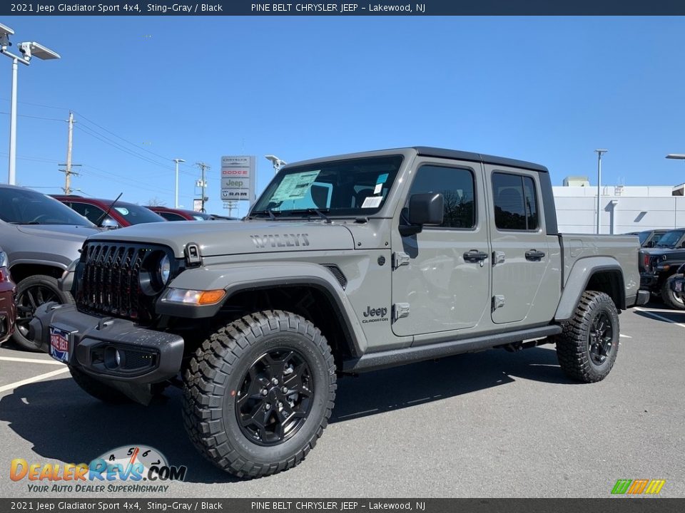 2021 Jeep Gladiator Sport 4x4 Sting-Gray / Black Photo #1