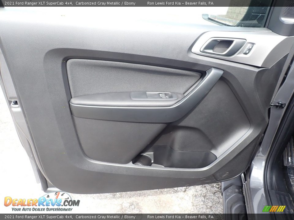 2021 Ford Ranger XLT SuperCab 4x4 Carbonized Gray Metallic / Ebony Photo #13