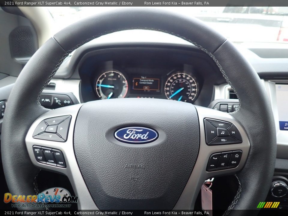 2021 Ford Ranger XLT SuperCab 4x4 Steering Wheel Photo #15