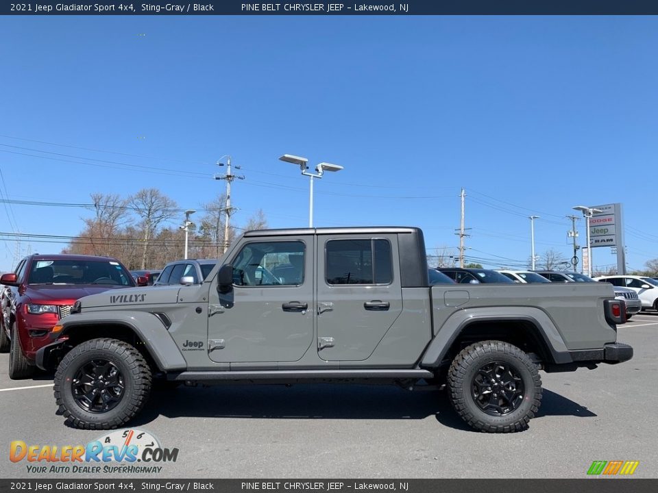 2021 Jeep Gladiator Sport 4x4 Sting-Gray / Black Photo #4