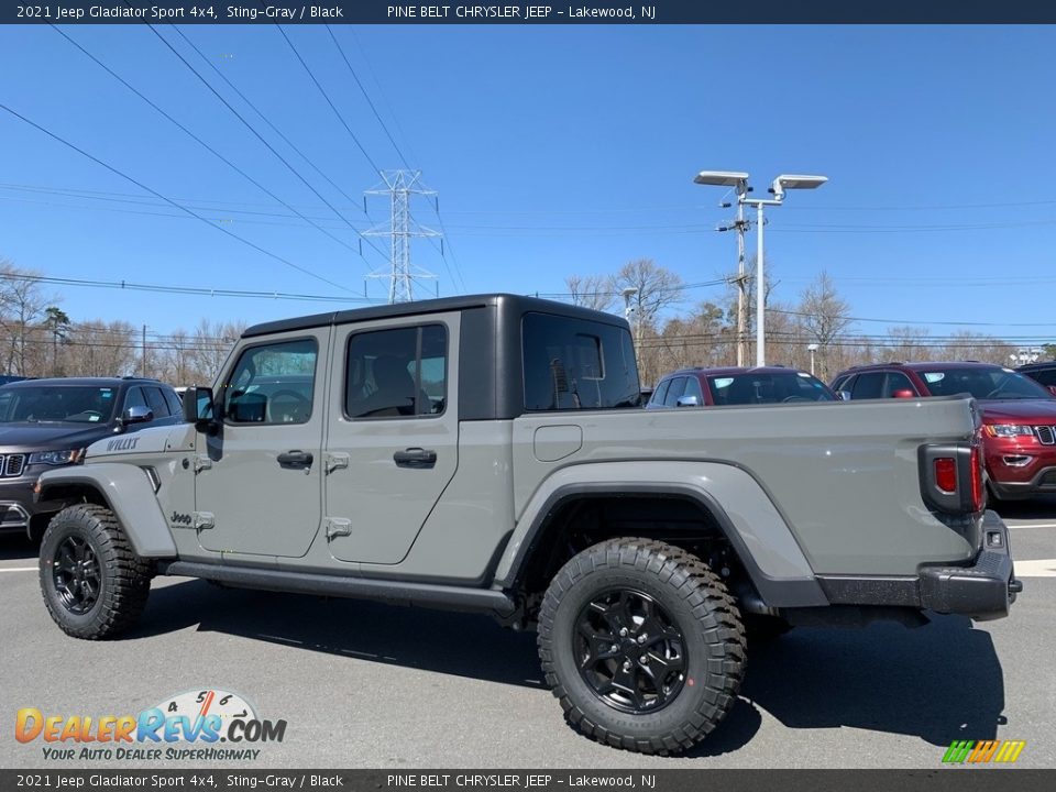 2021 Jeep Gladiator Sport 4x4 Sting-Gray / Black Photo #6