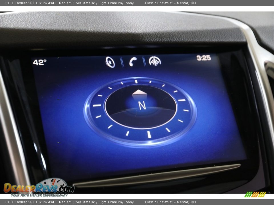 2013 Cadillac SRX Luxury AWD Radiant Silver Metallic / Light Titanium/Ebony Photo #13