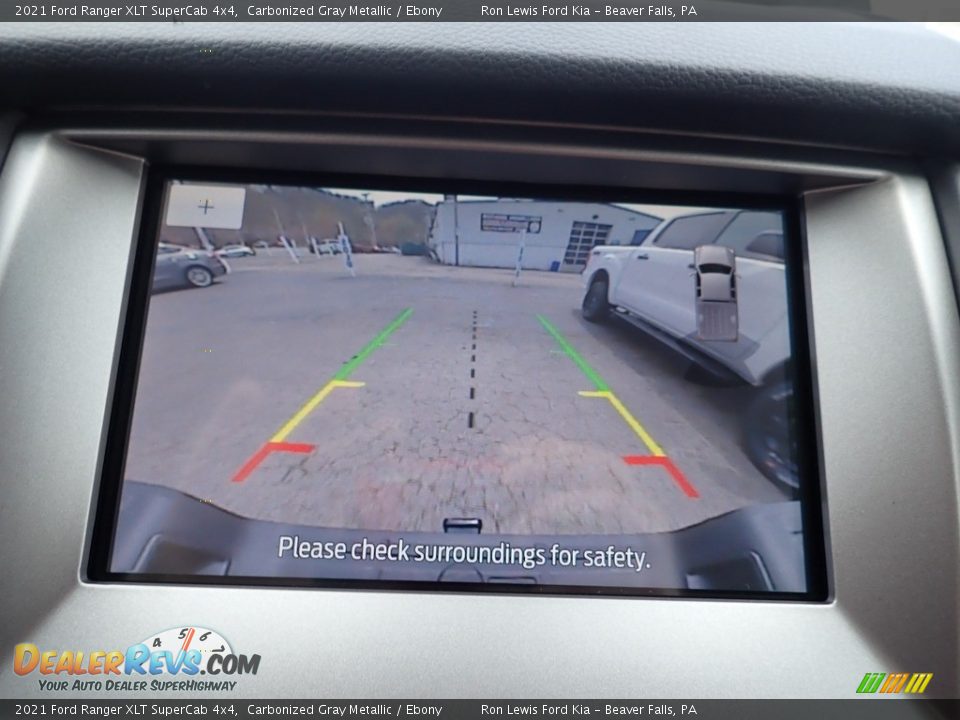 2021 Ford Ranger XLT SuperCab 4x4 Carbonized Gray Metallic / Ebony Photo #18