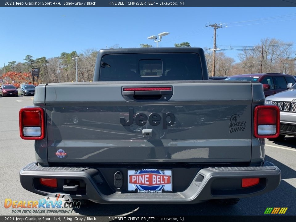 2021 Jeep Gladiator Sport 4x4 Sting-Gray / Black Photo #7