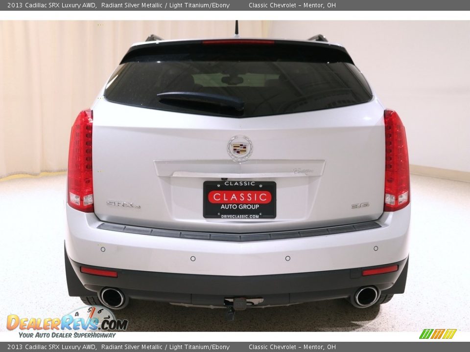 2013 Cadillac SRX Luxury AWD Radiant Silver Metallic / Light Titanium/Ebony Photo #22