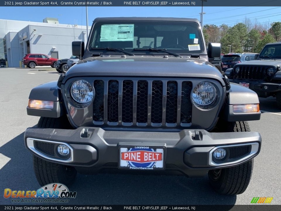 2021 Jeep Gladiator Sport 4x4 Granite Crystal Metallic / Black Photo #3