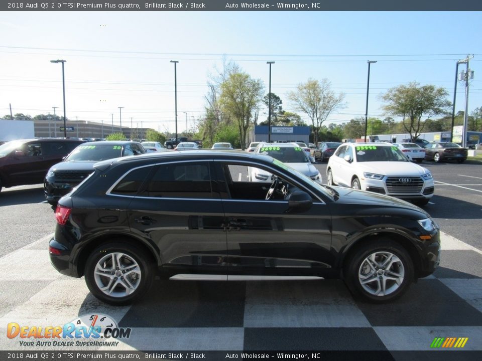 2018 Audi Q5 2.0 TFSI Premium Plus quattro Brilliant Black / Black Photo #3