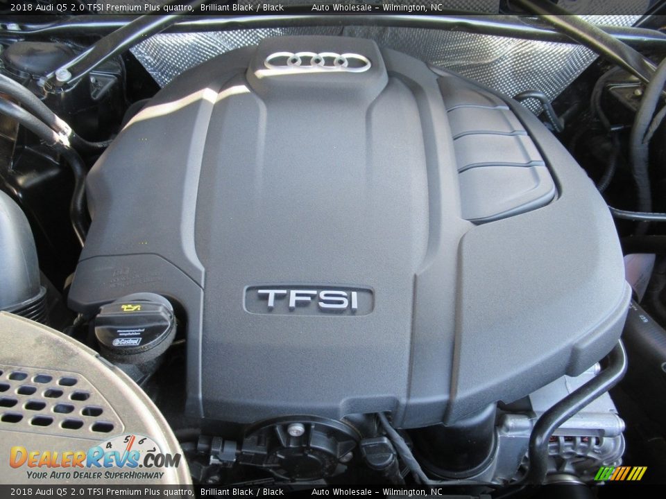 2018 Audi Q5 2.0 TFSI Premium Plus quattro Brilliant Black / Black Photo #6
