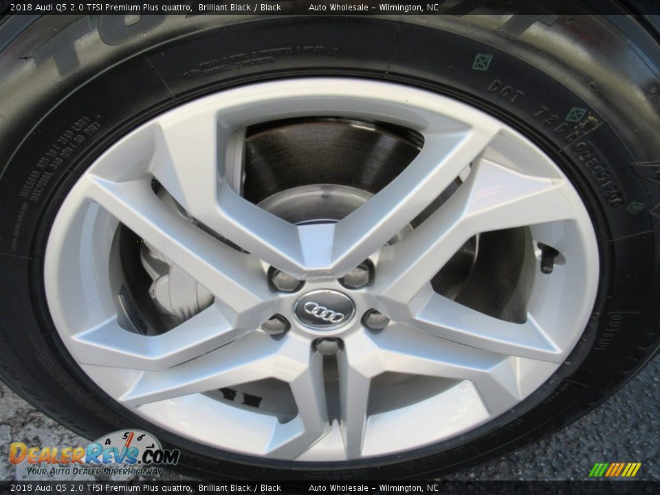 2018 Audi Q5 2.0 TFSI Premium Plus quattro Brilliant Black / Black Photo #7