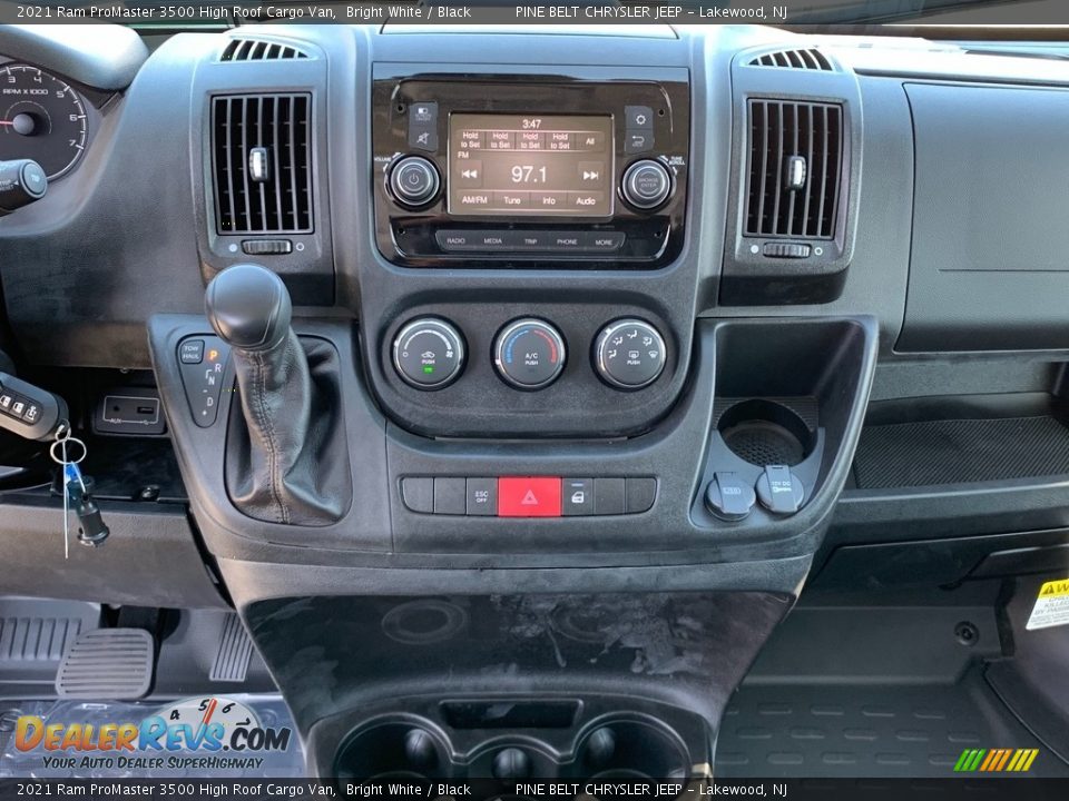 Controls of 2021 Ram ProMaster 3500 High Roof Cargo Van Photo #10