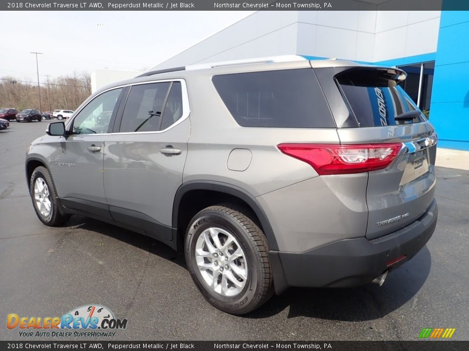 2018 Chevrolet Traverse LT AWD Pepperdust Metallic / Jet Black Photo #4