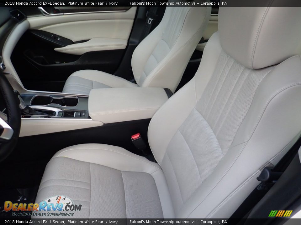 2018 Honda Accord EX-L Sedan Platinum White Pearl / Ivory Photo #15