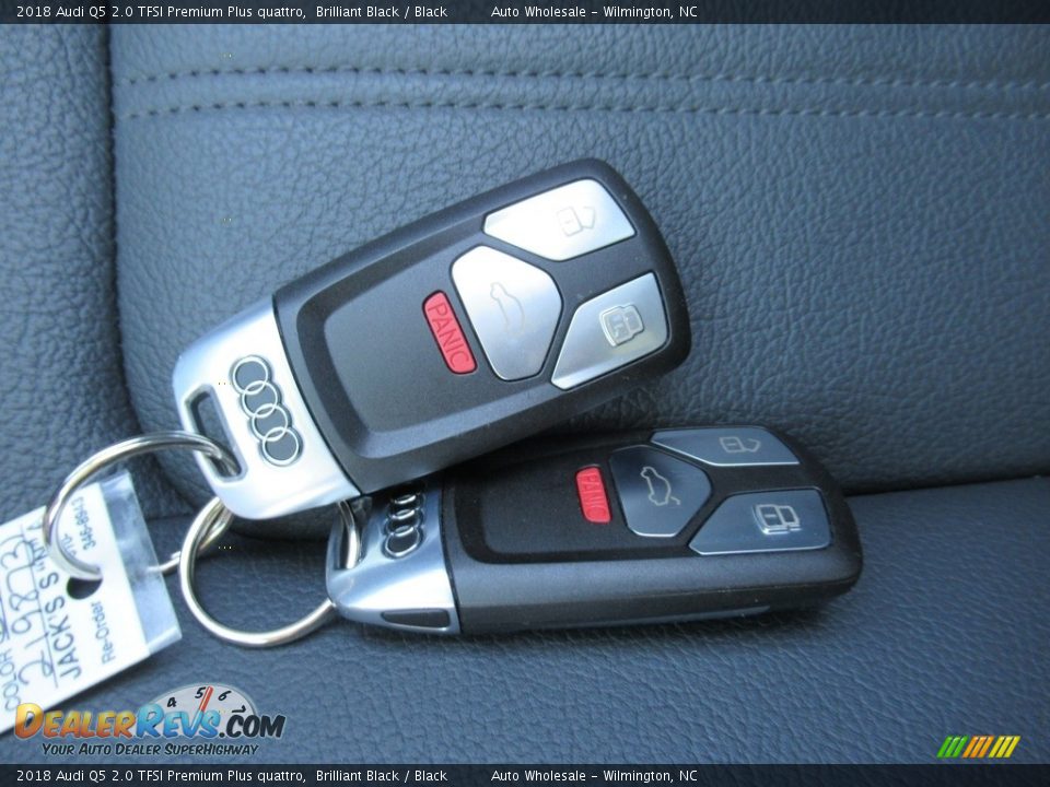 2018 Audi Q5 2.0 TFSI Premium Plus quattro Brilliant Black / Black Photo #20