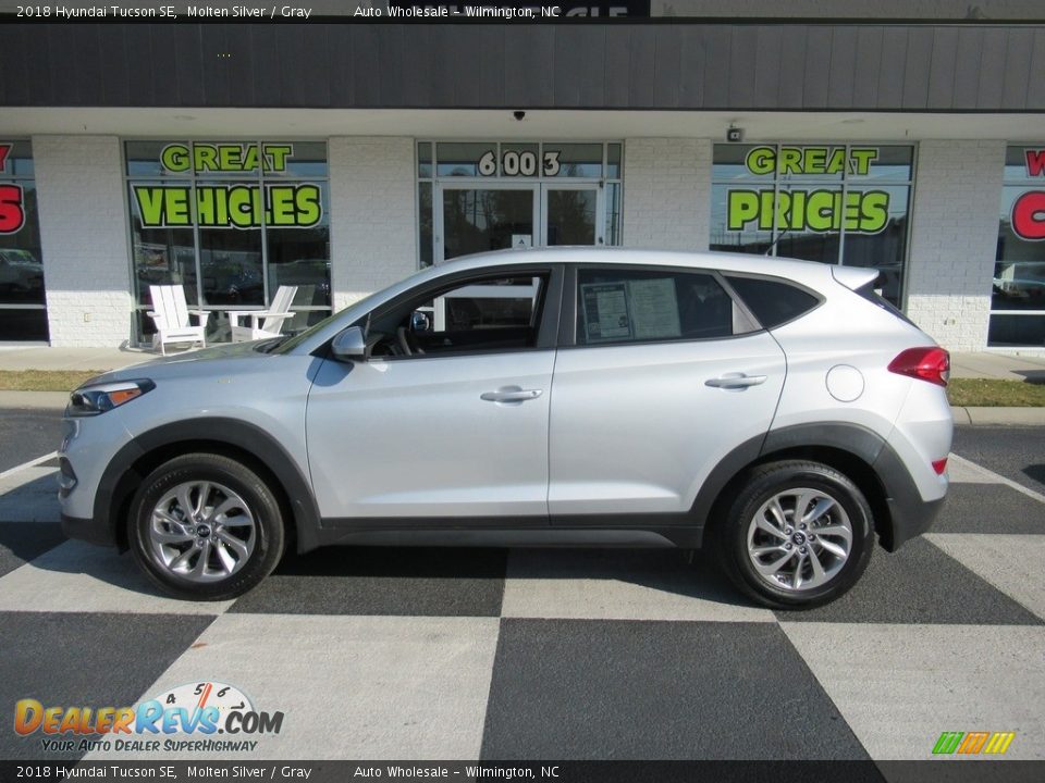 2018 Hyundai Tucson SE Molten Silver / Gray Photo #1