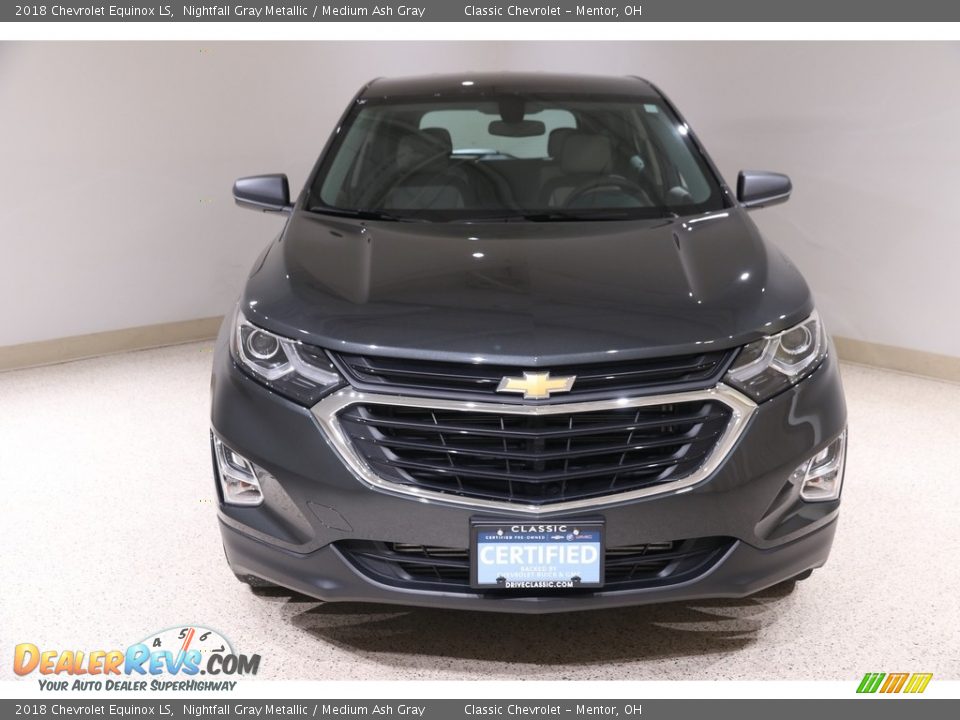 2018 Chevrolet Equinox LS Nightfall Gray Metallic / Medium Ash Gray Photo #2