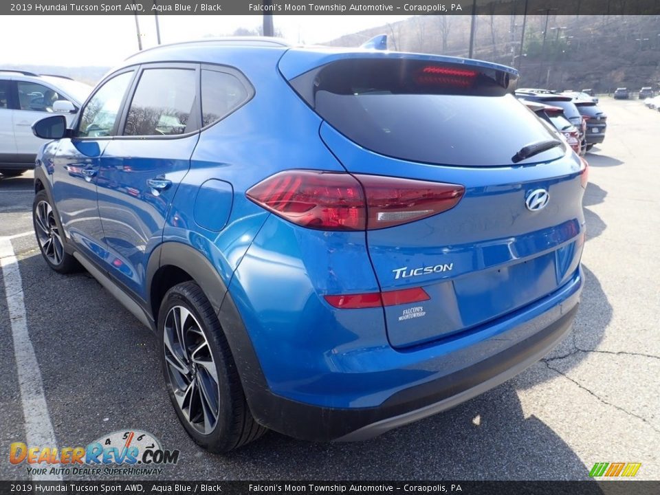 2019 Hyundai Tucson Sport AWD Aqua Blue / Black Photo #2
