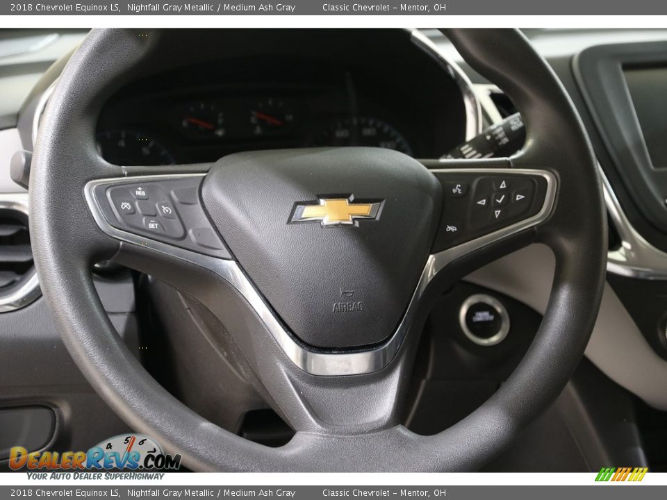 2018 Chevrolet Equinox LS Nightfall Gray Metallic / Medium Ash Gray Photo #7