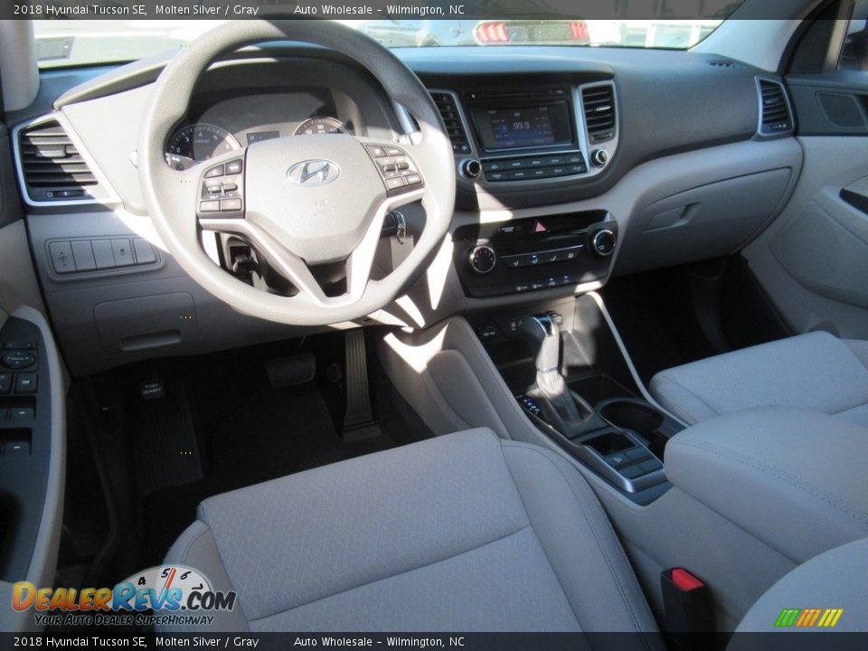 2018 Hyundai Tucson SE Molten Silver / Gray Photo #15