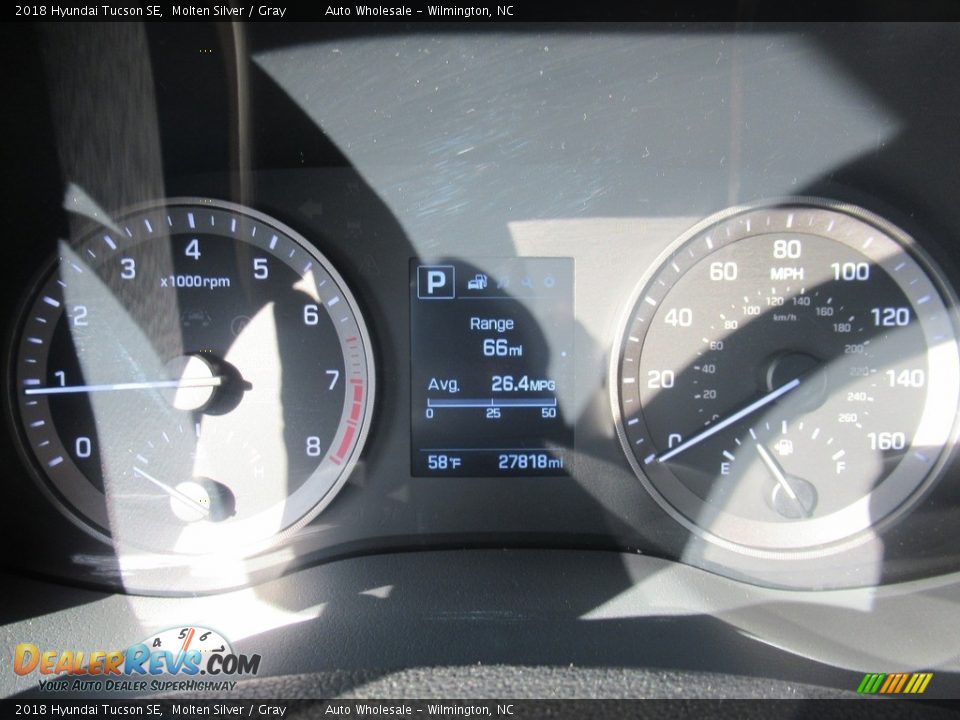 2018 Hyundai Tucson SE Molten Silver / Gray Photo #16