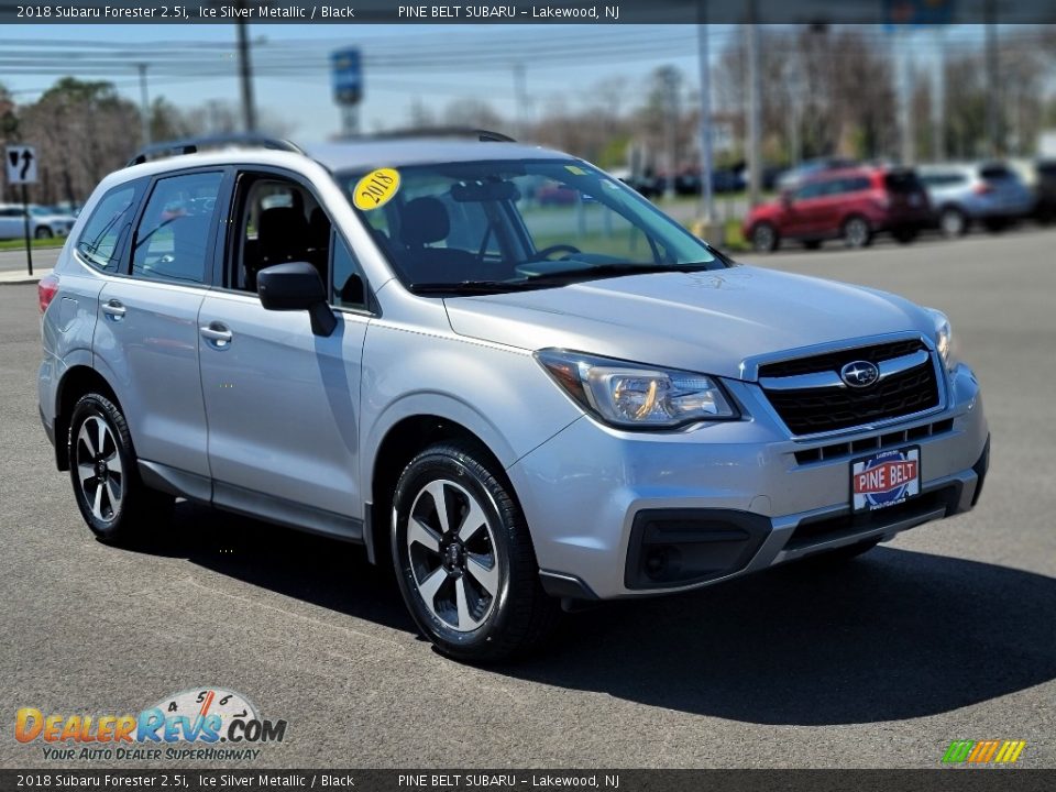 2018 Subaru Forester 2.5i Ice Silver Metallic / Black Photo #8