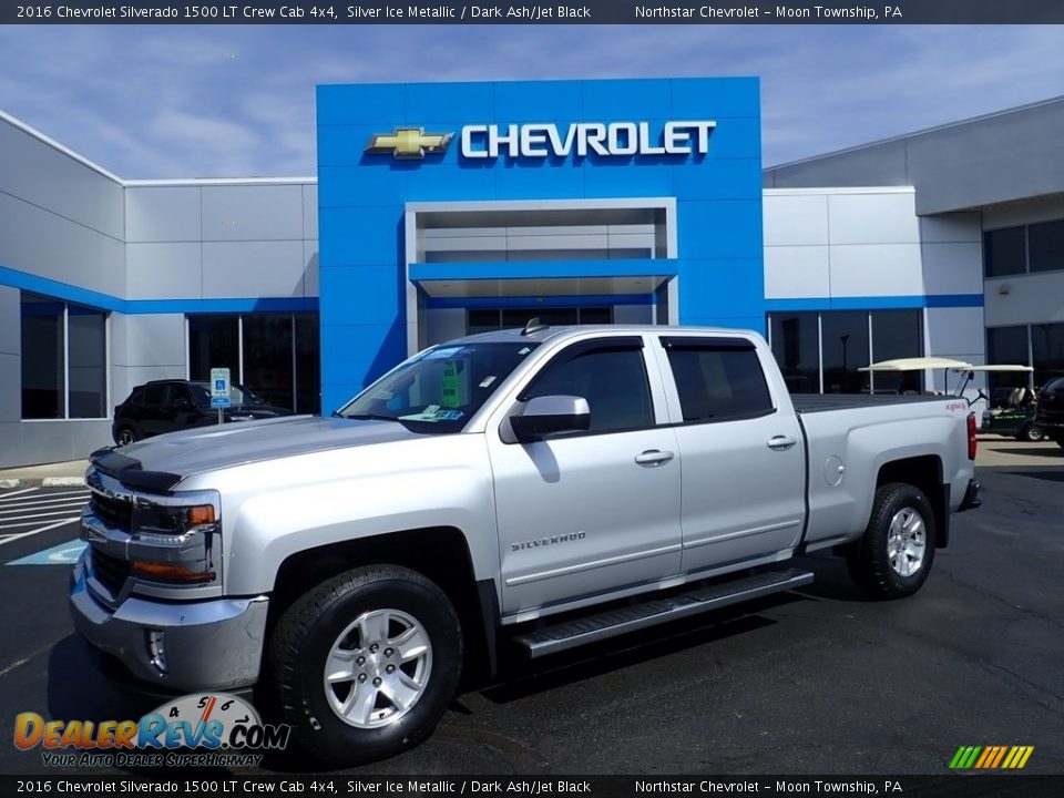 Front 3/4 View of 2016 Chevrolet Silverado 1500 LT Crew Cab 4x4 Photo #1