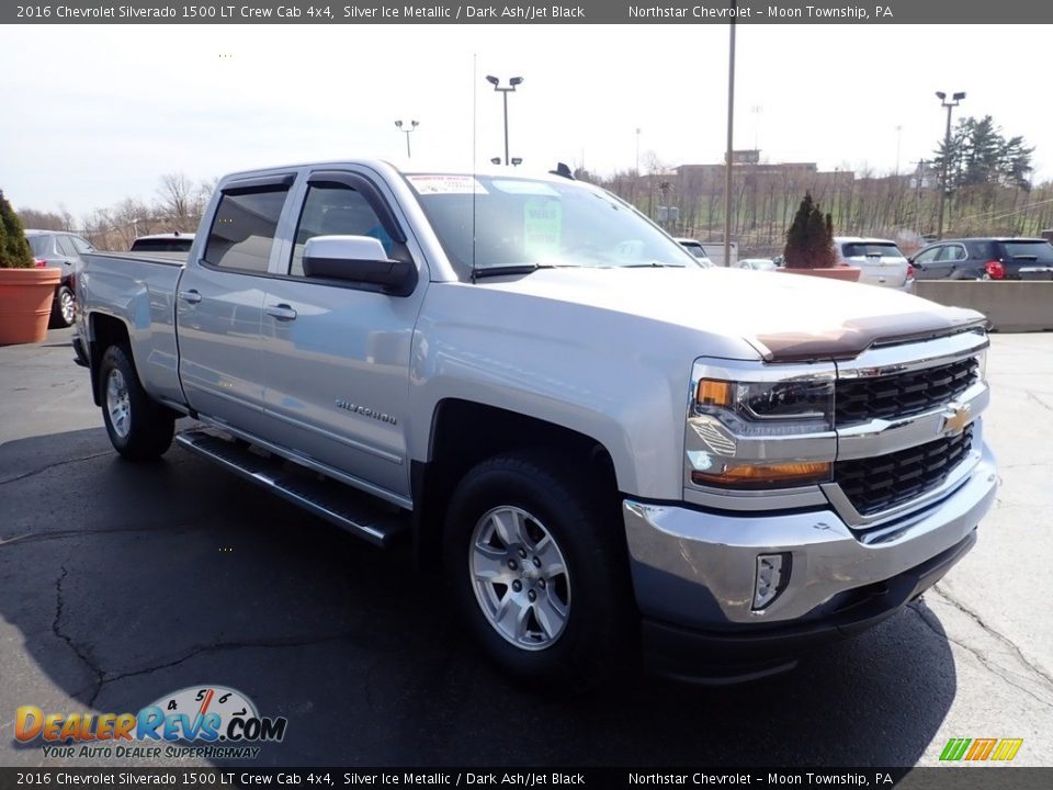 Silver Ice Metallic 2016 Chevrolet Silverado 1500 LT Crew Cab 4x4 Photo #10