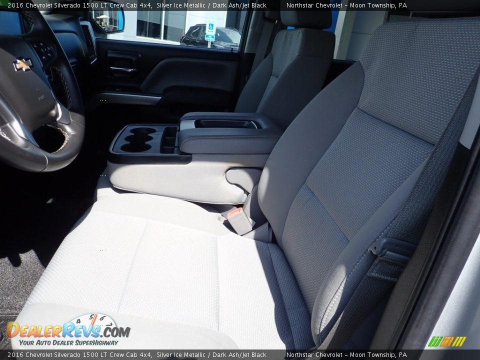 2016 Chevrolet Silverado 1500 LT Crew Cab 4x4 Silver Ice Metallic / Dark Ash/Jet Black Photo #19
