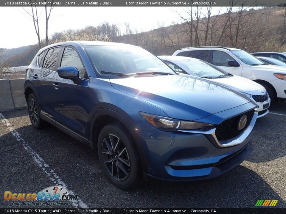 2018 Mazda CX-5 Touring AWD Eternal Blue Metallic / Black Photo #4